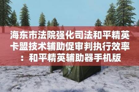 和平精英雷达辅助有用吗（和平精英雷达辅助用不了）